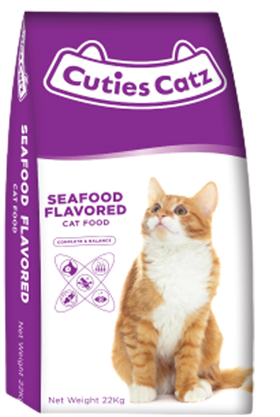 Cuties Catz Adult Cat Food – Seafood 8kg