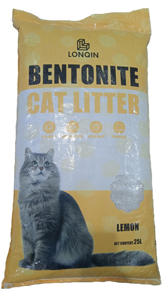 Bentonite Cat Litter – Lemon 25L